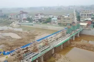 “服役”40多年的兴宁望江狮水闸拆除重建，主体工程4月底完成