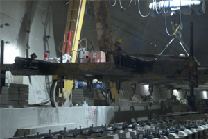 梅汕高铁丰顺隧道无砟轨道板浇筑完成