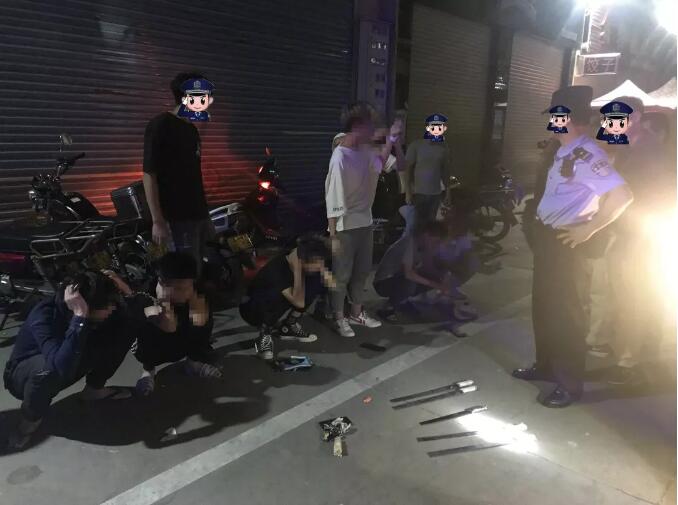 丰顺19岁男子意图在酒吧打架闹事，结果全被抓