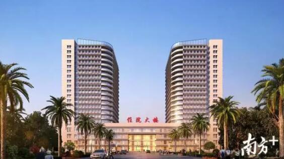 新增近1500床位！梅州市人民医院新住院大楼主体封顶